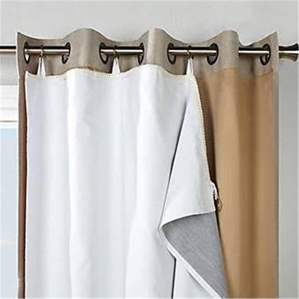 Commonwealth Home Fashions 88 in. Thermalogic Ultimate Multi Purpose Hotel Quality Blackout Curtain Liner 70472-150-88 - main